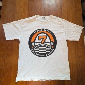 Studio Seven Childhood Dreams X GU OG Japanese Brand White T-Shirt Size L